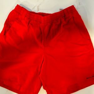 Columbia swim shorts size large in red